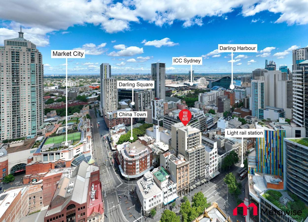 Metawise Sydney Cbd Haymarket Luxe 2Bed Penthouse Aqua ภายนอก รูปภาพ